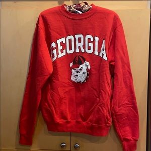 Champion Red Georgia Bulldawgs sweatshirt